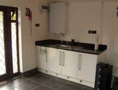 boarding kennel kitchen area